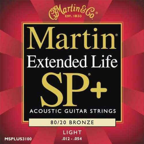 Struny do gitary akustycznej Martin SP+ Extended Life Bronze .012-.054