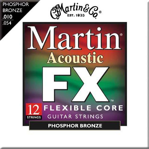 Struny git. akustycznej 12-strunowej Martin MFX700 .010-.054