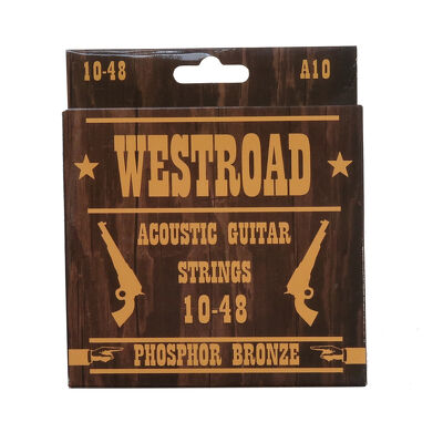 Struny gitary akustycznej A10-48 Phosphor Bronze WestRoad