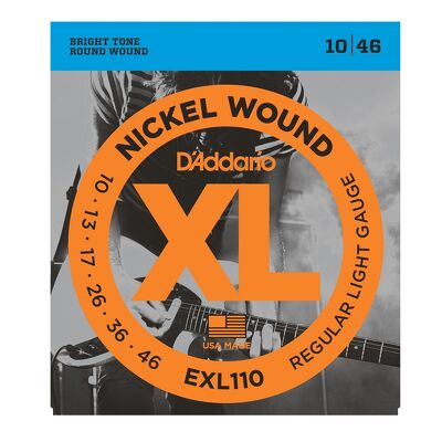 Struny gitary elektrycznej EXL110 10-46 D'Addario