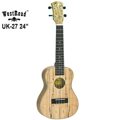 Ukulele koncertowe UK-27 black maple WestRoad