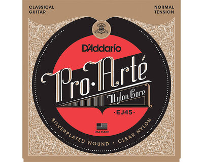 Struny gitary klasycznej EJ45 D'Addario